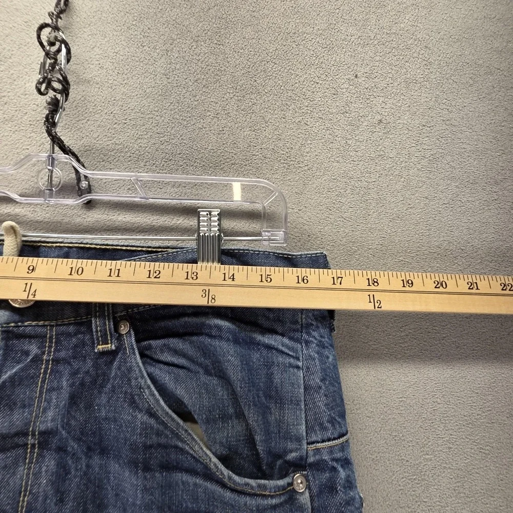 Vintage Levis Engineered Jeans Mens 33x32 Blue Medium Wash Twisted Button Fly